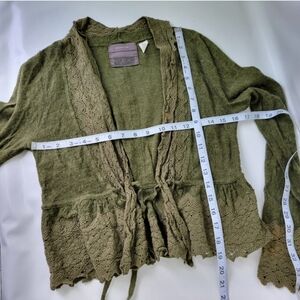 GUINEVERE Anthropologie Alpaca Cotton Knit Cardigan Sz M